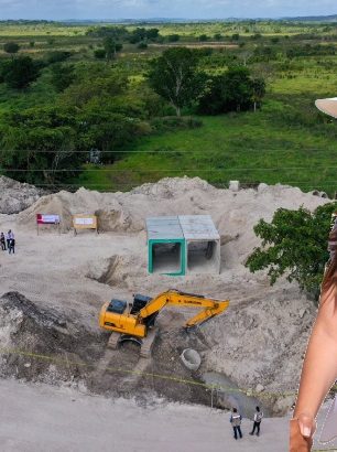 Supervisa Mara Lezama rehabilitación y mejoramiento de tramo carretero Nuevo Canaán-Miguel Alemán, en OPB
