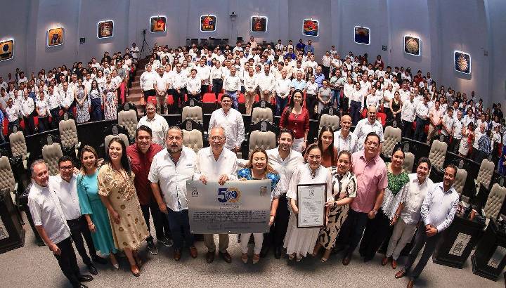 Reconoce XVIII Legislatura los 50 años de trayectoria del Tecnológico de Chetumal