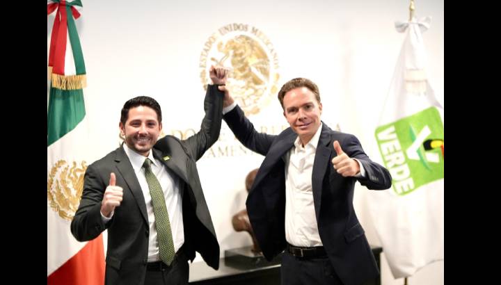 Renán Sánchez Tajonar se reúne con Manuel Velasco para fortalecer la coordinación legislativa del Partido Verde