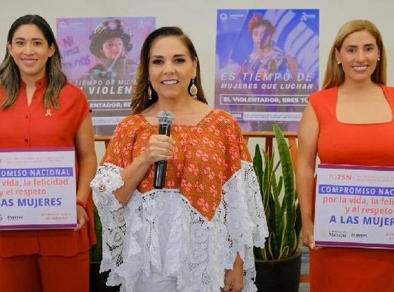Quintana Roo se adhiere al “Compromiso Nacional por la Vida, la Tranquilidad y la Felicidad de las Mujeres”: Mara Lezama