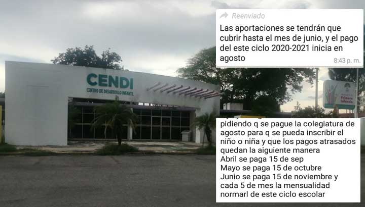 Padres de familia se quejan de “cobros abusivos” en el Cendi-DIF