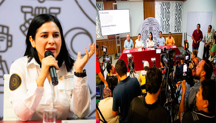 Estefanía Mercado atiende contingencia heredada por acumulación de basura en Solidaridad