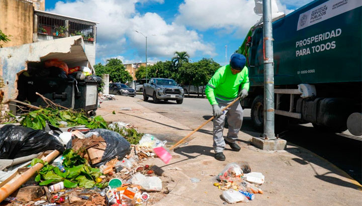 “No descansaremos hasta normalizar la recolección de basura en Solidaridad”: Estefanía Mercado