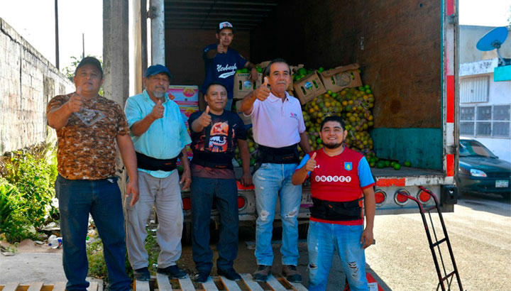 DIF Felipe Carrillo Puerto inicia segunda jornada de distribución de alimentos frescos en escuelas