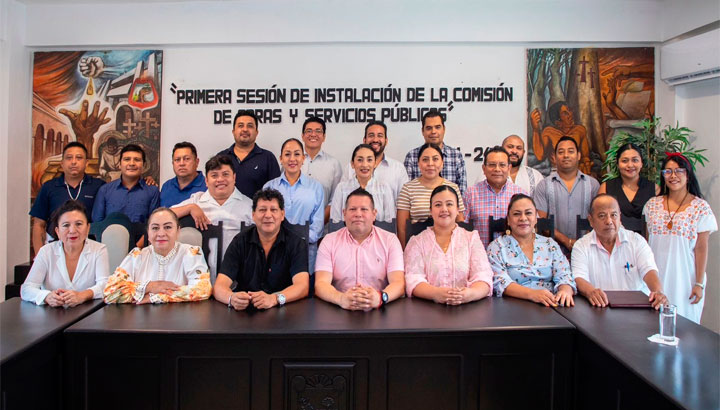Instalan Comisión de Obras y Servicios Públicos en Felipe Carrillo Puerto
