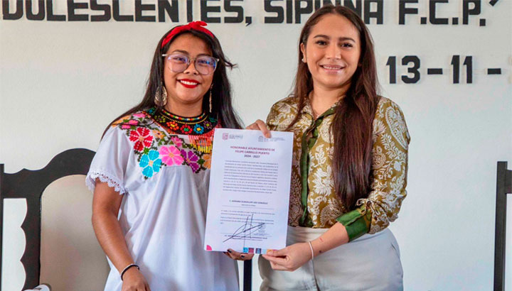 Mary Hernández, fortalece la protección de niñas, niños y adolescentes de Felipe Carrillo Puerto