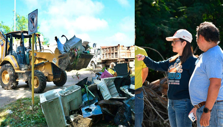 Recogen más de 40 toneladas en limpieza de basurero clandestino en Chetumal