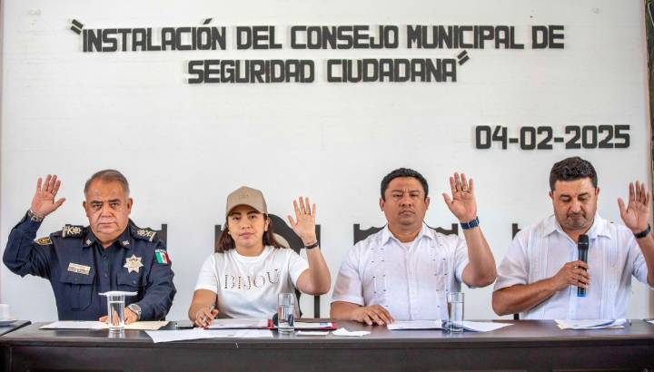 Mary Hernández encabeza instalación del Consejo Municipal de Seguridad Ciudadana en Felipe Carrillo Puerto