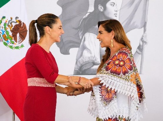 Mara Lezama reconoce respaldo de Claudia Sheinbaum al crecimiento económico, social y avance en materia de seguridad en Quintana Roo
