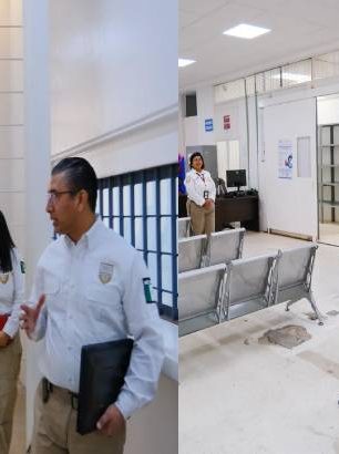Mara Lezama y Sergio Salomón supervisan Estación Migratoria para garantizar trato digno y agilizar accesos
