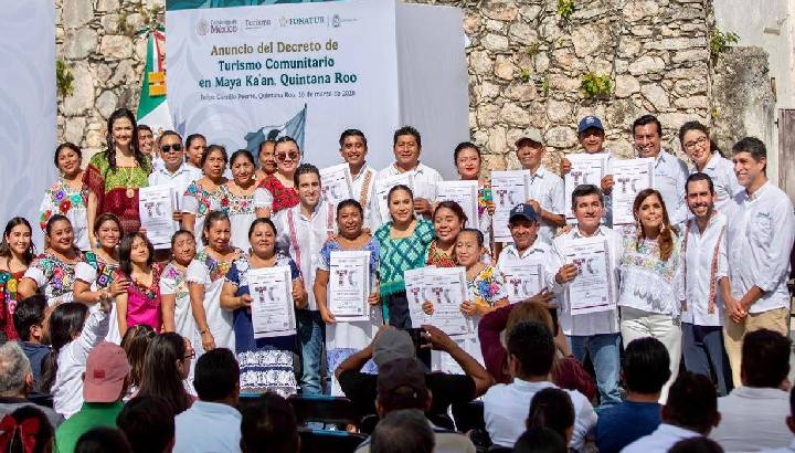 Después de 25 años, Maya Ka’an recibe distintivo del Turismo Comunitario