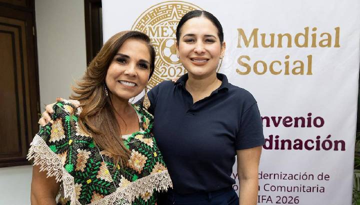 Con el respaldo de la presidenta Claudia Sheinbaum, Mara Lezama y Estefanía Mercado impulsan a Playa del Carmen como parte del Proyecto Mundial Social
