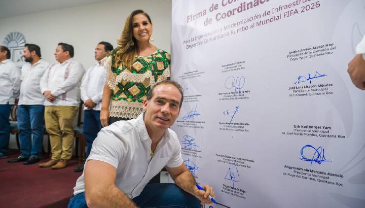 Tulum firma convenio para fortalecer infraestructura deportiva rumbo al Mundial FIFA 2026