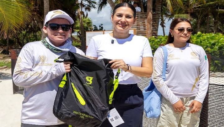 Estefanía Mercado refuerza la protección de tortugas marinas en el arranque de la temporada de anidación