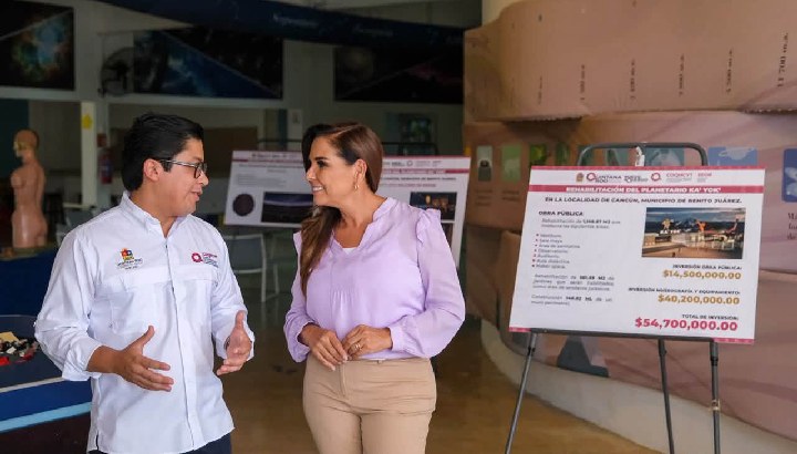 Anuncia Mara Lezama la transformación del Planetario Ka’Yok’ con inversión de 54.7 millones de pesos