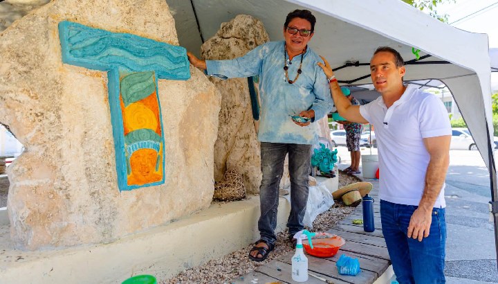 Rescatan identidad maya en las letras emblemáticas de Tulum