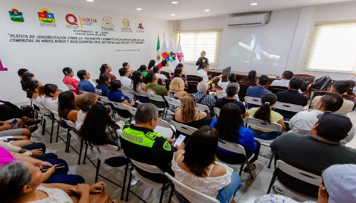 Fortalecen acciones para prevenir y atender la explotación sexual comercial de niñas, niños y adolescentes en Tulum