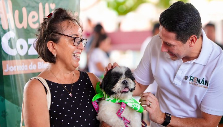 Acerca Renán Sánchez Tajonar jornada gratuita de bienestar animal a las familias de Cozumel