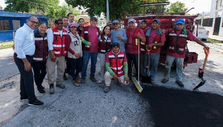 Fortalece Mara Lezama rehabilitación de calles para mejorar la movilidad en Chetumal