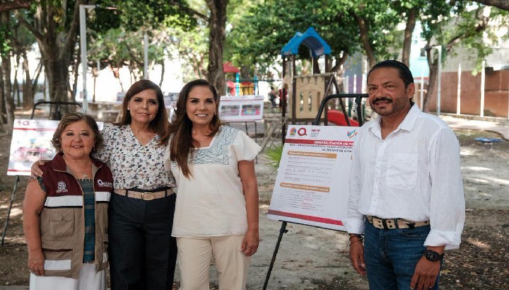 Anuncia Mara Lezama transformación de parque en Cancún
