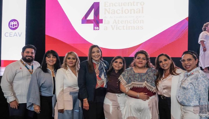 Inaugura Mara Lezama en Cancún Encuentro Nacional para fortalecer atención a víctimas
