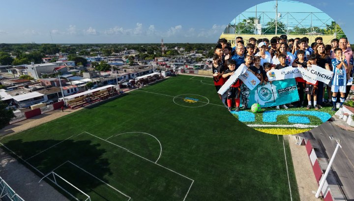 Reinauguran en Chetumal el Campo de Fútbol “8 de Octubre”