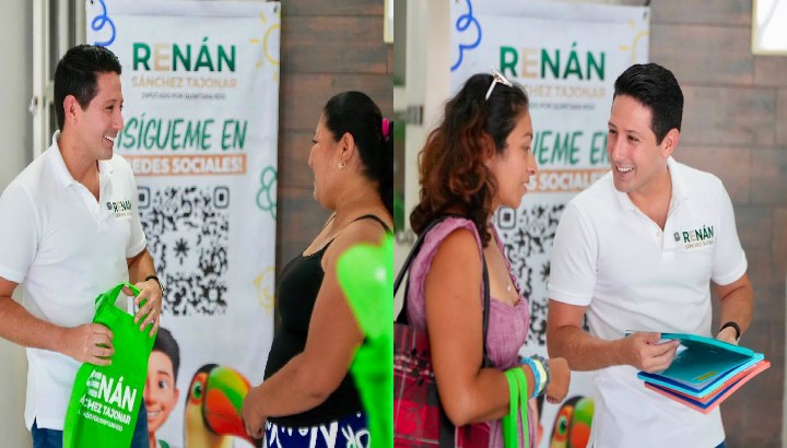 Renán Sánchez Tajonar arranca en Cozumel la entrega de kits de libretas escolares 2026