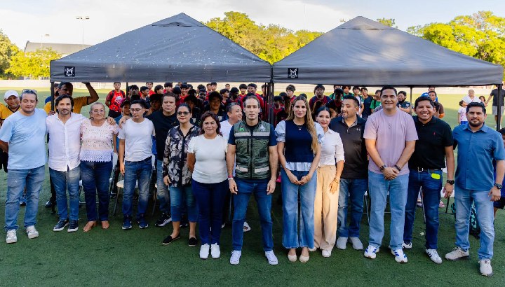 Inicia rehabilitación de la Unidad Deportiva de Tulum
