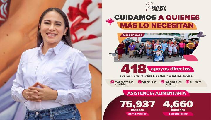 ¡Dos años cuidando a la gente! Mary Hernández lleva salud y bienestar a cada rincón de Carrillo Puerto