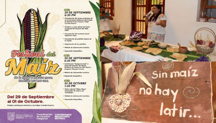 Arranca el Festival del Maíz en Felipe Carrillo Puerto con muestra gastronómica y cultural