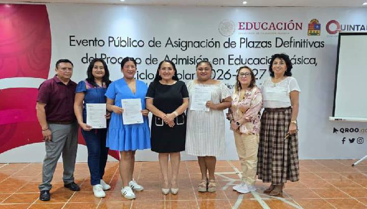Asigna SEQ plazas vacantes definitivas del proceso de admisión en Educación Básica, ciclo escolar 2026-2027