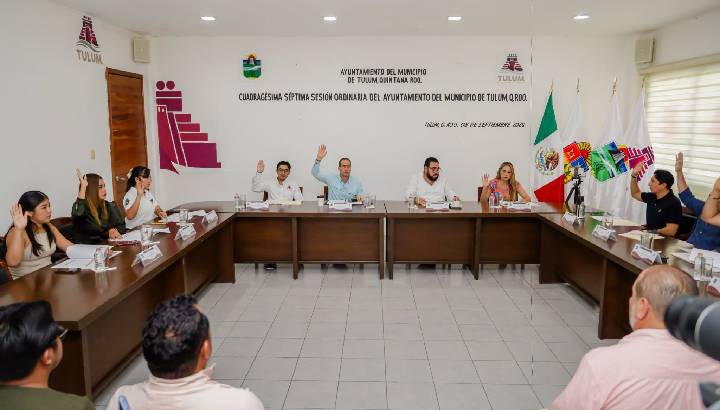 Aprueba ayuntamiento de Tulum, modificación al presupuesto 2026 y nuevo delegado de Coba