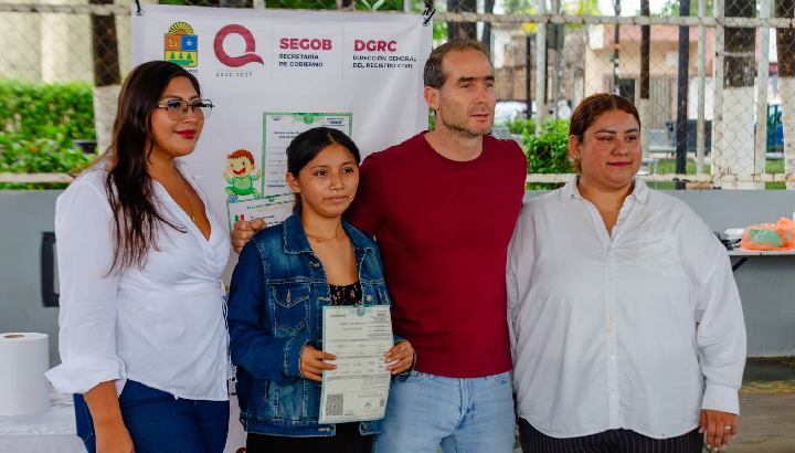 Tulum acerca servicios gratuitos de Registro Civil a la población