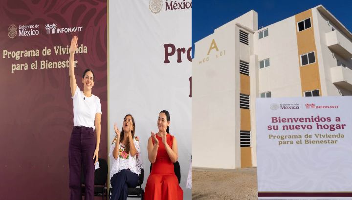 Estefanía Mercado acompaña entrega de 288 viviendas y un centro comunitario en Puerto Aventuras