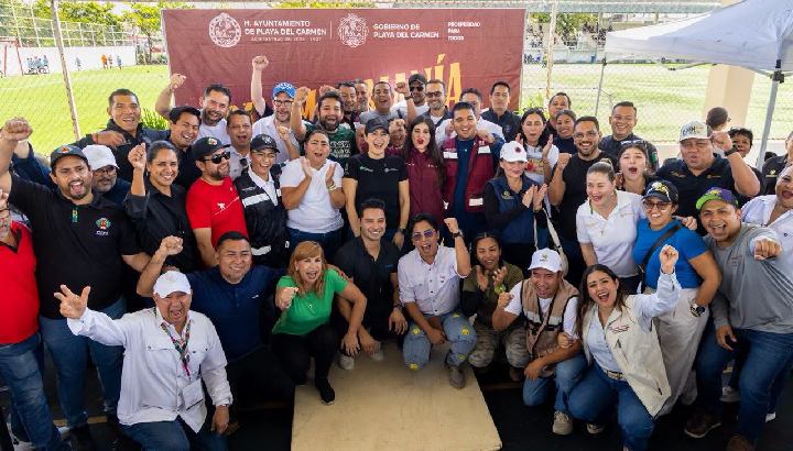 Estefanía Mercado lleva la “Chambamanía” a la Unidad Deportiva Luis Donaldo Colosio para atender necesidades ciudadanas