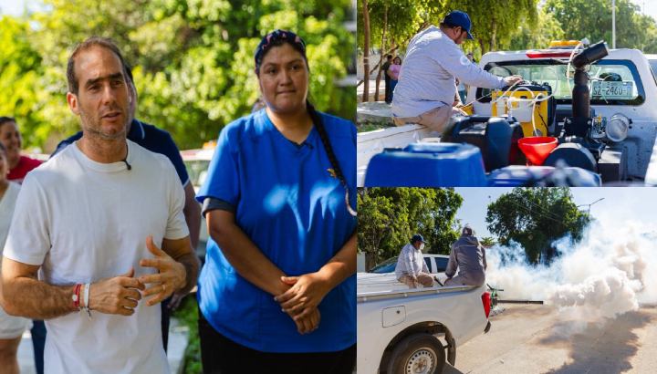 Diego Castañón fortalece la prevención del Dengue, Zika y Chikungunya en Tulum